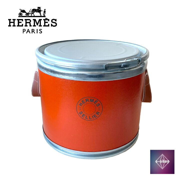 楽天市場】【美品】 HERMES エルメス サドルボックス BOX 缶 ドラム缶 