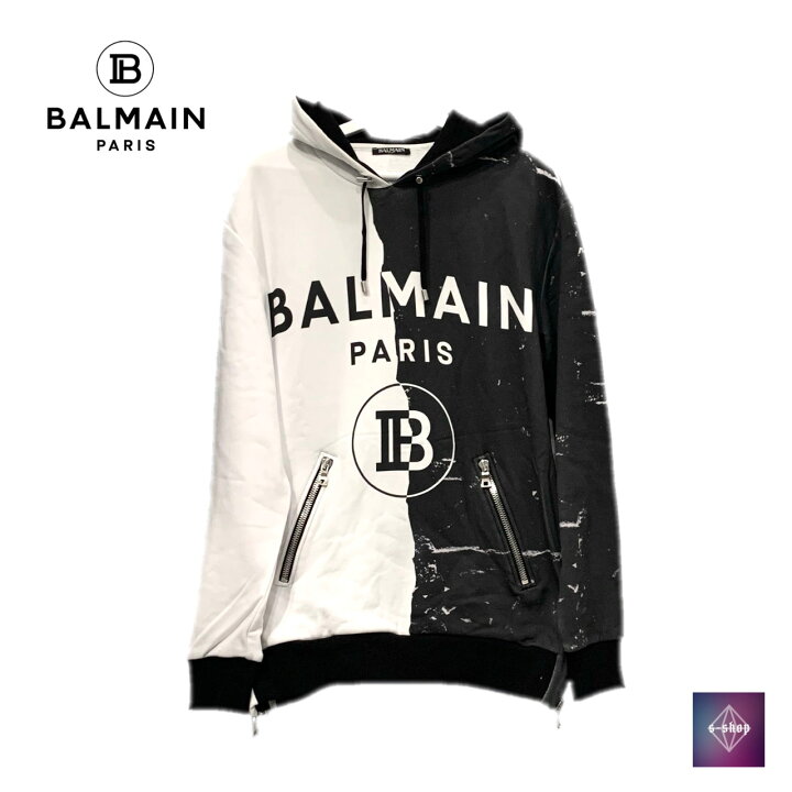 楽天市場】【中古】BALMAIN バルマン パーカー フード ジャケット  