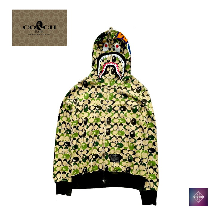 楽天市場】【極美品】 A BATHING APE BAPE × COACH ベイシングエイプ 