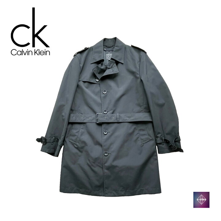 楽天市場】【美品】 CALVIN KLEIN カルバンクライン トレンチコート  