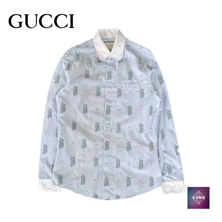 楽天市場】GUCCI グッチ コットン シャツ Yシャツ 蛇 495275 Z349F 