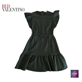 RED VALENTINO レッドヴァレンティノ ドレス ワンピース QR3VA7780VM ブラック サイズ40