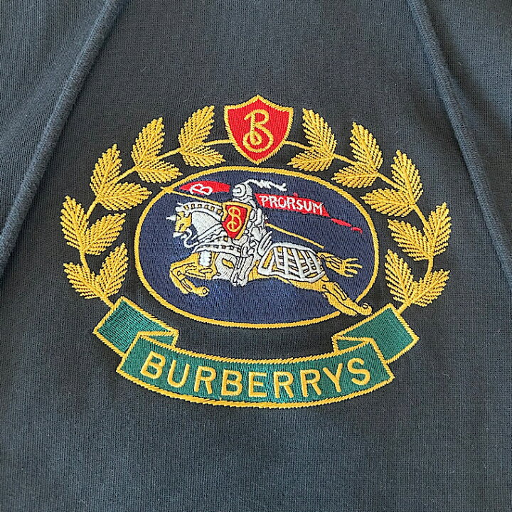 楽天市場】【極美品】 BURBERRY バーバリー フロント刺繍 プルオーバー  