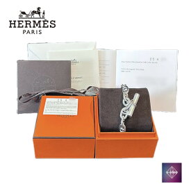 【新品未使用】HERMES エルメス シルバー 925 シェーヌダンクル MM チェーンブレスレット 19コマ
