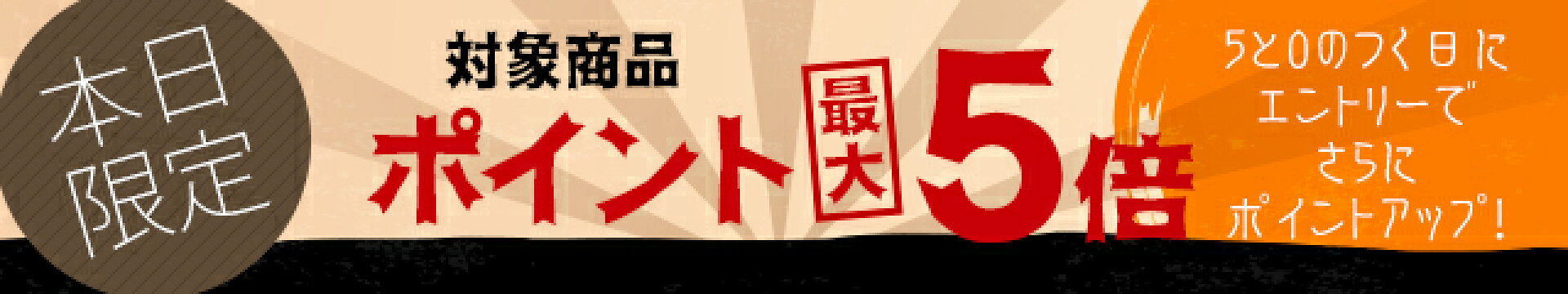 ポイント5倍