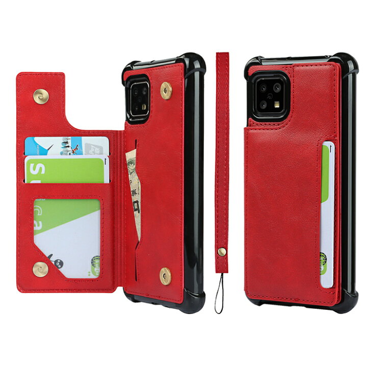 楽天市場 Sharp Aquos Sense4 ケース カバー Aquos Sense4 Llite ケース Aquossense4 Basic スマホケース Aquos Sense5g 携帯ケース カードポケット カード入れ ストラップ 背面カード収納 アクオス センス 背面 手帳型 レザー 耐衝撃 スタンド機能 多々良屋