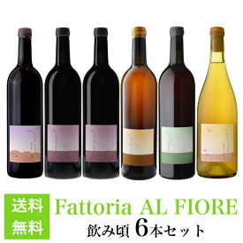 【送料無料】日本ワイン ワインセット ファットリアアルフィオーレ 飲み頃6本セット [750ml×6本]