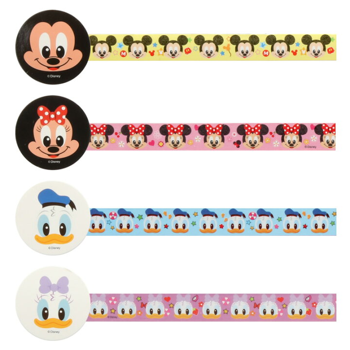 楽天市場 Disney ディズニー マスキングテープ 1セット16個入 16種類のキャラクターの顔がマスキングテープになって登場 ミッキー ミニー プーさん スティッチ チップ デール マステ 立野機工のwebショッピング