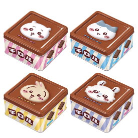 全種類揃う！　ちいかわ　チロルチョコ缶　4種セット　ハチワレ　うさぎ　モモンガ　ナガノ