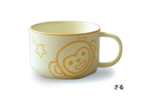 【在庫限り】 House Hold(ハウスホールド) あにまるすけっち スープマグ 電子レンジ対応 食洗機対応 子ども用食器 内側に抗菌塗装 軽量 食器 汁椀 食洗機 おしゃれ 日本製 スープボウル カラ