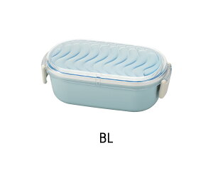 House Hold(ハウスホールド) yurari ユラリ レクタングル ランチ 弁当箱 1段 600ml 電子レンジ対応(蓋は×) 食洗機対応(蓋は×) パッキン蓋 弁当箱 1段 女子 大人 男子 子供 ランチボックス 1段