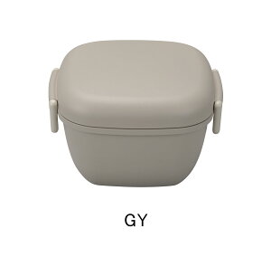 House Hold(ハウスホールド) MIYA LUNCH(ミヤランチ) スクウェアランチ 弁当箱 2段 600ml 電子レンジ対応(蓋は×) 食洗機対応(蓋は×) パッキン蓋 丼 どんぶり 弁当箱 2段 女子 大人 男子 子