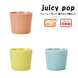 House Hold（ハウスホールド） juicy pop ジューシーポップ 麺チョコ 230ml クリーンコート 5個 セット【送料無料】【電子レンジ対応】【食洗機対応】【撥水加工】【小鉢 おしゃれ】【お猪口 おちょこ そばちょこ 蕎麦猪口】【鉢 プラスチック おしゃれ 日本製】