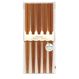 箸街道 スス竹耐熱箸 5膳入 箸 箸箱 カトラリー メール便対応 家庭用 食洗機対応 客用箸 天然材 竹 シンプルなデザイン 日本製 メール便OK。食洗機対応。お子さんから大人まで安心して使え