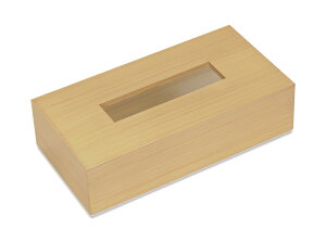 TATSU-CRAFT(タツクラフト) 木目塗り ティッシュケース ウッドグレイン アイボリー ティッシュケース ティッシュボックス おしゃれ ティッシュカバー 車 底板付き ティッシュボックスカバー