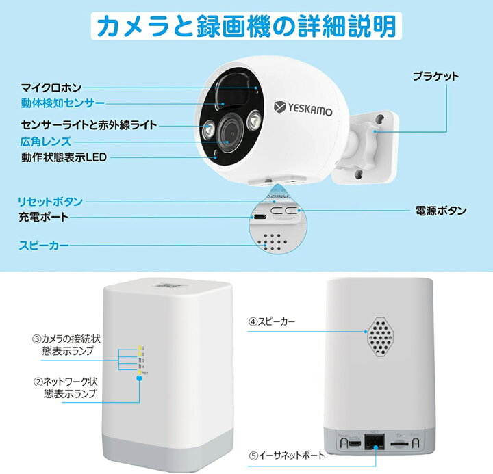 楽天市場】☆限定15%OFFクーポン！☆防犯カメラ 屋外 完全無線 家庭用 