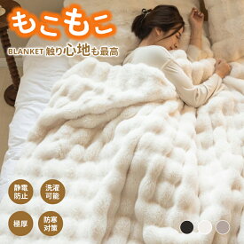 即納【15日限定12%OFFクーポン利用可&P5倍UP】毛布 ふわとろ毛布 もこもこ もうふ ブランケット モコモコ とろとろ ふわふわ ハーフ シングル セミダブル ダブル ふわもこ ひざ掛け おしゃれ 暖かい 厚手 軽量 洗濯可 秋冬 冷房対策 旅行 ギフト