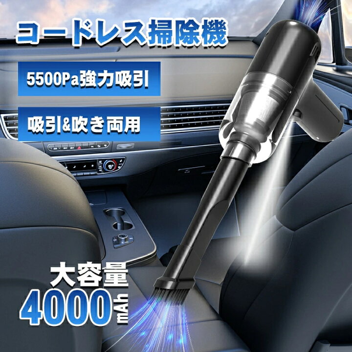 楽天市場】【期間限定8%OFFクーポンあり】車 掃除機【吸引&吹き出し 