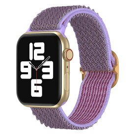 【在庫一掃】アップルウォッチ バンド メンズ ナイロン製 Apple Watch ベルト レディース series8 7 6 5 4 3 2 1 SE2 SE 長さ調節 シンプル 無地 ベルト スポーツバンド アウトドア 脱着簡単 伸びる シリーズ8 38mm 40mm 41mm 42mm 44mm 45mm