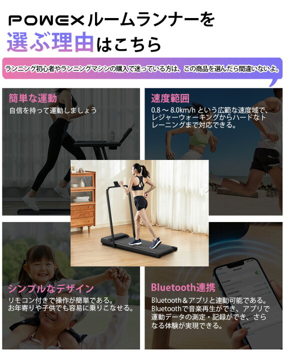 楽天市場】【15%OFFクーポン付き】ランニングマシン コンパクト 静音  