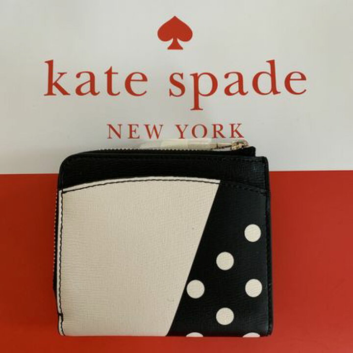 kate 待たし spade ドット柄 パスポートケース