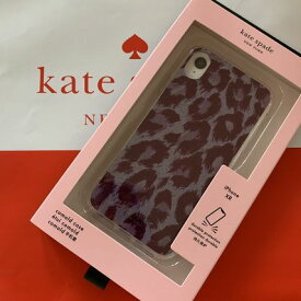 ケイトスペード Kate spade　アイフォーンケース グリッター パンセーラ iPhone X & XS パープルマルチ 8aru6357 【即発送】