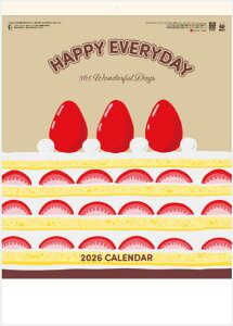 J_[ 2026N Ǌ| @HAPPY EVERYDAY J_[ 2026 Ƒ@ ߘa8N@XPW[Ǘ@