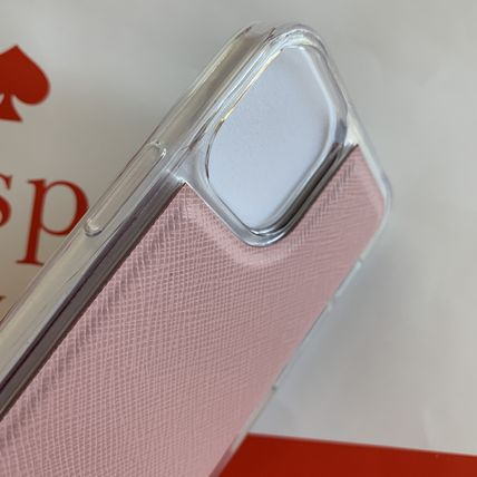 ケイトスペード アイフォン12　Kate spade　iPhone 12　手帳型と単品使用　バイカラーiPhone 12 ピンク／ベージュ　 可愛いピンクのiPhoneケース　人気　シンプル　8ar00207 【即発送】 | 達人のギフト屋さん