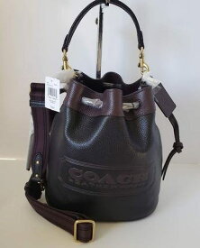 コーチ レディースバッグ　COACH　フィールド バケット バッグ　斜め掛け　きんちゃく　黒　C3850【日本在庫・即発送】