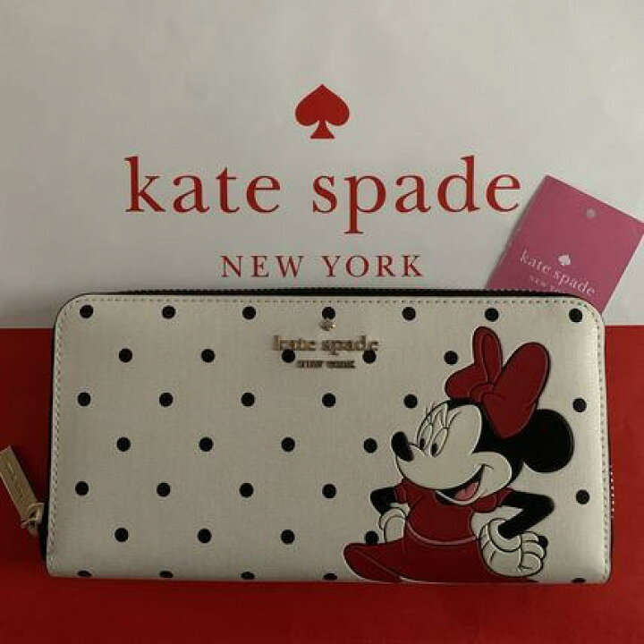 楽天市場】ケイトスペード 長財布 kate spade ×Disney ミニーマウス 