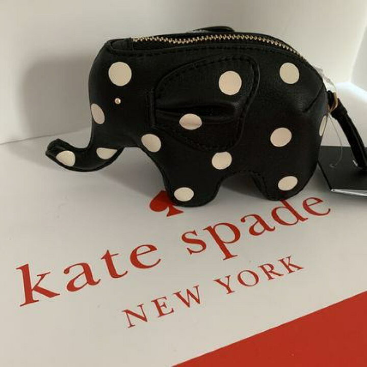 楽天市場】kate spade ゾウさんのコインケース 立体的 Ellie 3d Polka 