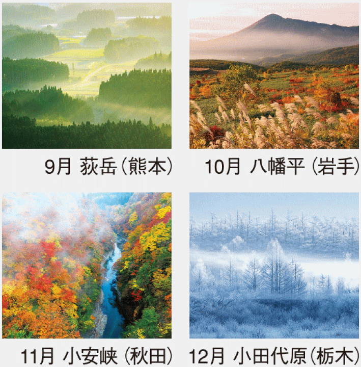 楽天市場】カレンダー 2025 壁掛け 風景 日本風景カレンダー