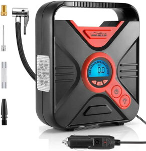 dGARvbT[ DC12V VK[\Pbg  C ԃ^C oCN ^RvbT[  d C ] 150PSI USB[d SOSCg LEDƖ RpNg gѕ֗ ~ ߔM