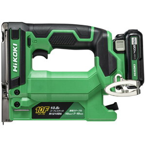 HiKOKI (ハイコーキ) 10.8V コードレスタッカ N1210DA(LS)※バッテリー(BSL1240M)1個、充電器、ケース付(タッカ/DIY/電動工具)