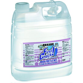 大一産業 業務用消臭剤 ファーストチェック 無香タイプ 4L 【清掃用品/消臭/瞬間的/イヤな臭い/即効性】