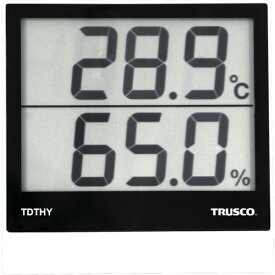 【送料無料】TRUSCO(トラスコ中山)　デジタル温湿度計［TDTHY］（857-9447）【測定機器/温度計/湿度計/暑さ対策】