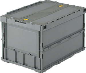 TRUSCO�@���^�܂肽���݃R���e�i�@50L���b�N�t�^�t�@�O���[ TRC50B [344-9301] �y�܂肽���݃R���e�i�z[TR-C50B]