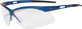 【送料無料】TRUSCO(トラスコ中山)　二眼型安全メガネ（フレーム青色） TSG8106BL [365-8457] 【防じんメガネ/保護メガネ/安全メガネ/セーフティグラス/防曇/防傷/UVカット】[TSG-8106BL]