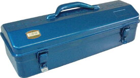 TRUSCO　山型工具箱　433X168X173．5　ブルー Y410B [162-4831] 【スチール製工具箱】[Y-410-B]