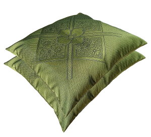 楽天最安に挑戦中 ! 座布団カバー 55 59 2枚組 ハイウェー グリーン 約 55x59cm 銘仙判 2枚 セット 55x59 旅館 業務用 居酒屋 和室 洋室 和風 洋風 北欧 法事 お買い得 洗える コットン ファスナー