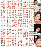 【1枚おまけ付】タトゥーシール 30枚セット ボディシール ステッカー tatoo 防水 かわいい 花鈿 シンプル…