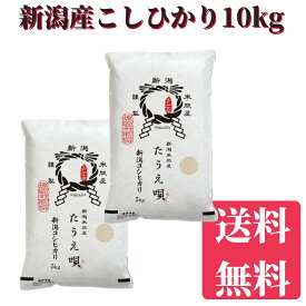 新米　令和5年　10kg　送料無料　新潟産こしひかり　10kg（5kg×2）　送料無料　米　お米　白米　ブランド米　新潟から産直販売　お祝い　ギフト【安心安全米】コシヒカリ/こしひかり　ポイント2倍　母の日　父の日