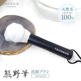 熊野筆 洗顔ブラシ 天然毛 『洗顔ブラシ（やわらかめ）』女性 プレゼント ギフト お洒落 可愛い 20代 30代 40代 50代 母の日 結婚祝 引き出物 引出物 ホワイトデー 成人祝 クリスマス