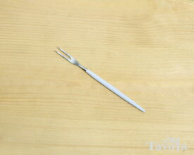 国内正規代理店 クチポール ゴア ホワイト ミニフォーク Cutipol GOA 【Cutipol ゴア ブラッシュド マット】 [ネコポス対応可(18点まで)]【クチポール Cutipol】【食器 カトラリー】