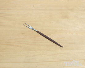 国内正規代理店 クチポール ゴア ブラウン ミニフォーク Cutipol GOA 【Cutipol ゴア ブラッシュド マット】 [ネコポス対応可(18点まで)]【クチポール Cutipol】【食器 カトラリー】
