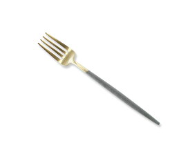 国内正規代理店 クチポール ゴア グレーマットゴールド デザートフォーク Cutipol GOA 【Cutipol ゴア ブラッシュド マット】 [ネコポス対応可(18点まで)]【クチポール Cutipol】【食器 カトラリー】