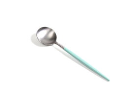 国内正規代理店 クチポール ゴア ターコイズ コーヒー/ティー スプーン Cutipol GOA [ネコポス対応可(18点まで)] 【カトラリー ブラッシュド マット】【クチポール Cutipol】【食器 カトラリー】