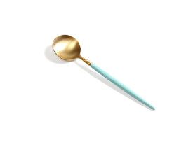 国内正規代理店 クチポール ゴア ターコイズマットゴールド コーヒー/ティースプーン Cutipol GOA [ネコポス対応可(18点まで)] 【Cutipol ゴア ブラッシュド マット】【クチポール Cutipol】【食器 カトラリー】