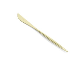 国内正規代理店 / クチポール ムーンマット シャンパンゴールド デザートナイフ Cutipol MOON MATT CHAMPAGNE [ネコポス対応可(18点まで)] 【カトラリー ブラッシュド マット】【クチポール Cutipol】【食器 カトラリー】
