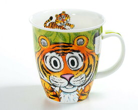 【ポイント5倍 5/6マデ】ダヌーン マグ NEVIS 大迫力のトラ GO WILD TIGER Dunoon Mug 【正規販売代理店 マグカップ ギフト 結婚祝い プレゼント 贈り物 母の日】【食器 カトラリー】【ギフト】